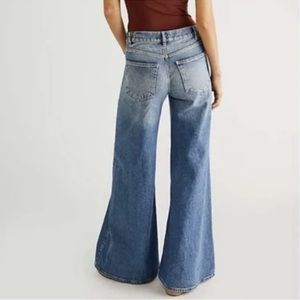 We The Free -Free People slouchy super wide leg jean-Size 30